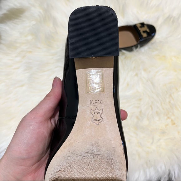 Tory Burch Women's Jill Pump Patent Leather Pump Heel Shoes (With shoe box) - Picture 7 of 16